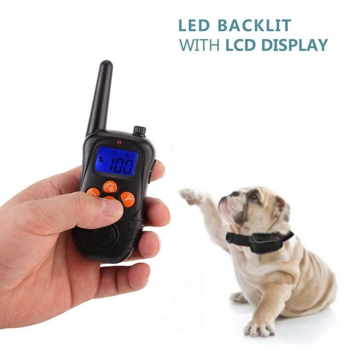 998DC Bark Stopper Remote Control Electric Shock Collar Dog Training Device-Reluova