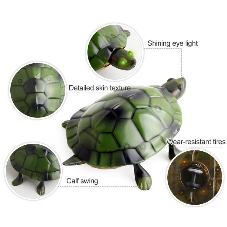 9993 Infrared Sensor Remote Control Simulated Tortoise Creative Children Electric Tricky Toy Model-Reluova