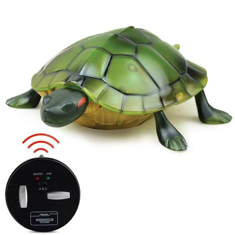 9993 Infrared Sensor Remote Control Simulated Tortoise Creative Children Electric Tricky Toy Model-Reluova