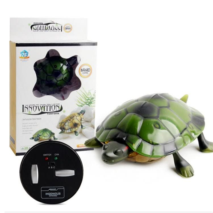 9993 Infrared Sensor Remote Control Simulated Tortoise Creative Children Electric Tricky Toy Model-Reluova