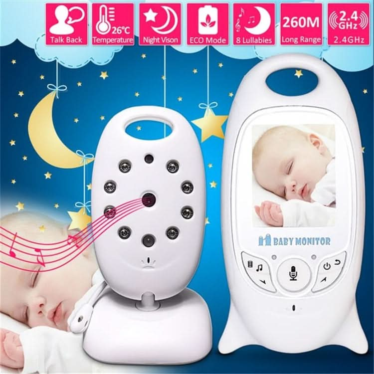 VB601 2.0 inch LCD Screen Hassle-Free Portable Baby Monitor, Support Two Way Talk Back, Night Vision Reluova