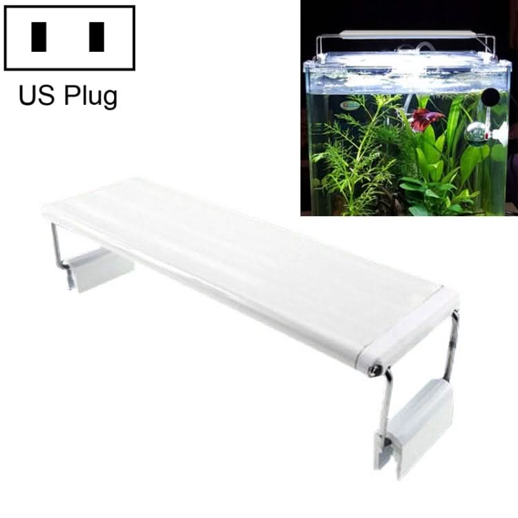 XY-15N/K Aquarium Glass Fish Tank LED Aquatic Bracket Lamp, US Plug - Reluova