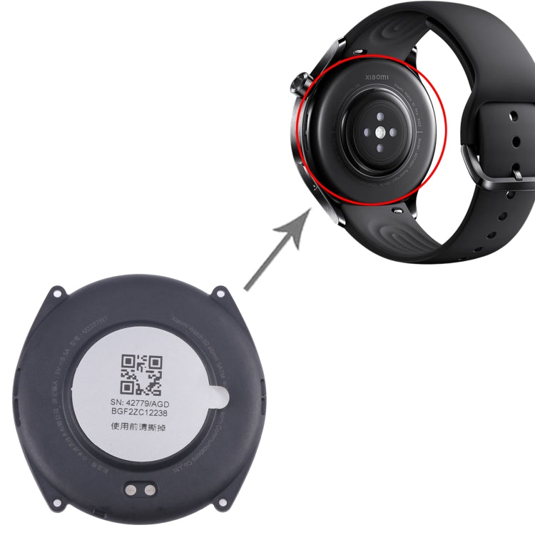 For Xiaomi Watch S2 46mm Original Rear Housing Cover My Store