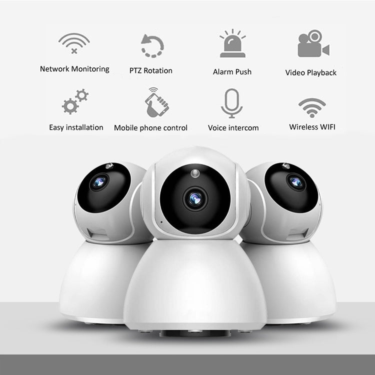 720P HD 1.0 MP Wireless IP Camera, Support Infrared Night Vision / Motion Detection / APP Control, EU Plug Reluova