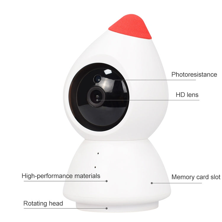 YT43 2 Million Pixels HD Wireless Indoor Home Little Red Riding Hood Camera, Support Motion Detection & Infrared Night Vision & Micro SD Card Reluova