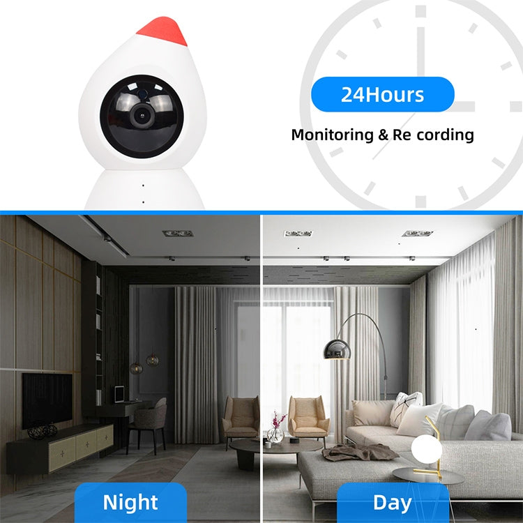 YT43 2 Million Pixels HD Wireless Indoor Home Little Red Riding Hood Camera, Support Motion Detection & Infrared Night Vision & Micro SD Card