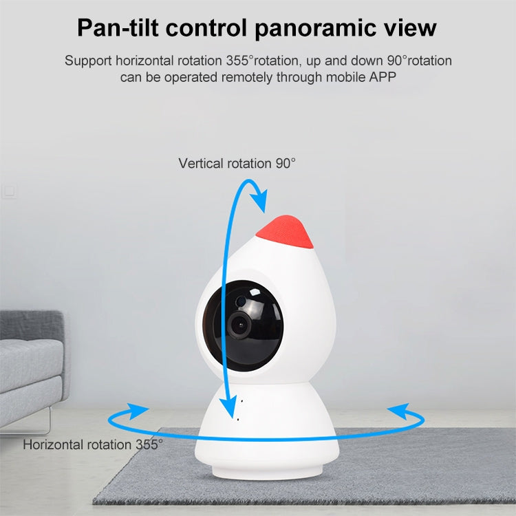 YT43 2 Million Pixels HD Wireless Indoor Home Little Red Riding Hood Camera, Support Motion Detection & Infrared Night Vision & Micro SD Card