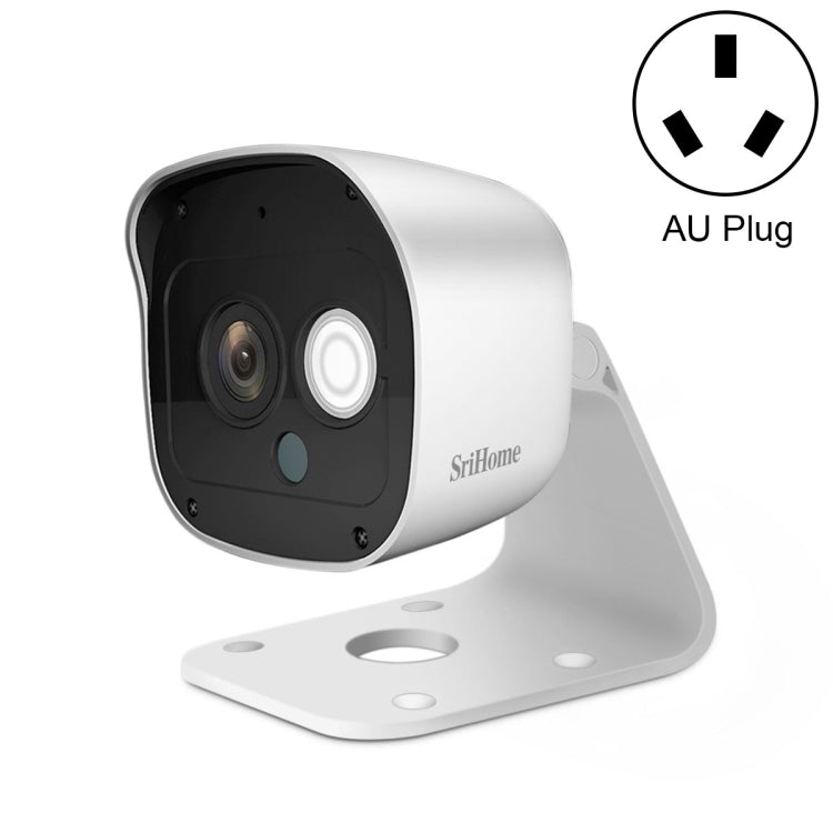 SriHome SH029 3.0 Million Pixels 1296P HD AI Camera, Support Two Way Talk / Motion Detection / Humanoid Detection / Night Vision / TF Card, AU Plug