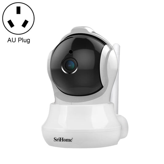 SriHome SH020 3.0 Million Pixels 1296P HD AI IP Camera, Support Two Way Talk / Auto Tracking / Humanoid Detection / Night Vision / TF Card, AU Plug