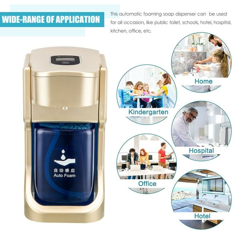 Goddard Non-contact Auto-sensing Foam Intelligent Hand Sanitizer Liquid Soap Dispenser with LED Display