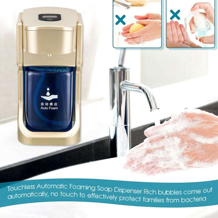 Goddard Non-contact Auto-sensing Foam Intelligent Hand Sanitizer Liquid Soap Dispenser with LED Display Reluova