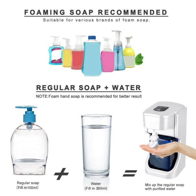 Goddard Non-contact Auto-sensing Foam Intelligent Hand Sanitizer Liquid Soap Dispenser