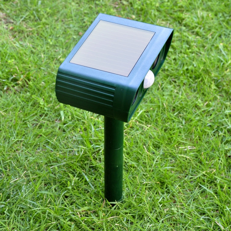 2 PCS Powerful Ultrasonic Solar-powered Animal Repeller With PIR Sensor & Light Sensor, Got the CE / ROHS Certification-Reluova