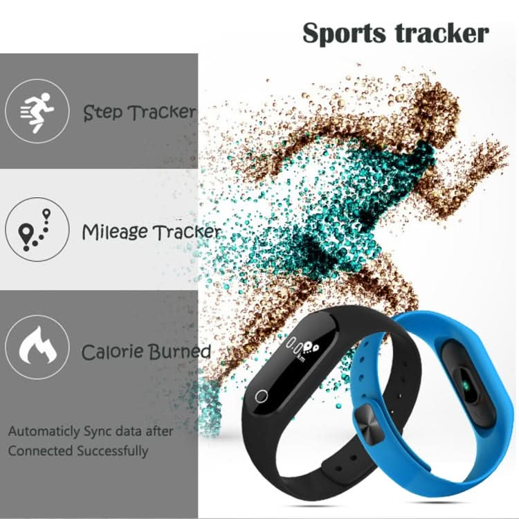 TLW25 0.42 inch OLED Display Bluetooth Smart Bracelet, IP66 Waterproof, Support Heart Rate Monitor / Pedometer / Calls Remind / Sleep Monitor / Sedentary Reminder / Alarm / Remote Capture, Compatible with Android and iOS Phones