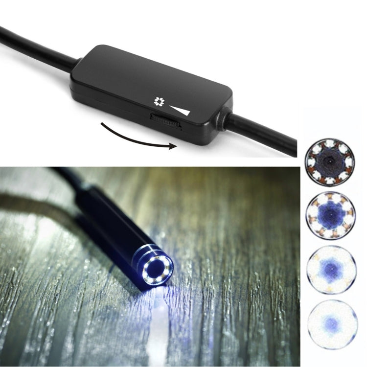 AN97 USB-C / Type-C Endoscope Waterproof IP67 Tube Inspection Camera with 8 LED & USB Adapter, Length: 1m, Lens Diameter: 7mm My Store