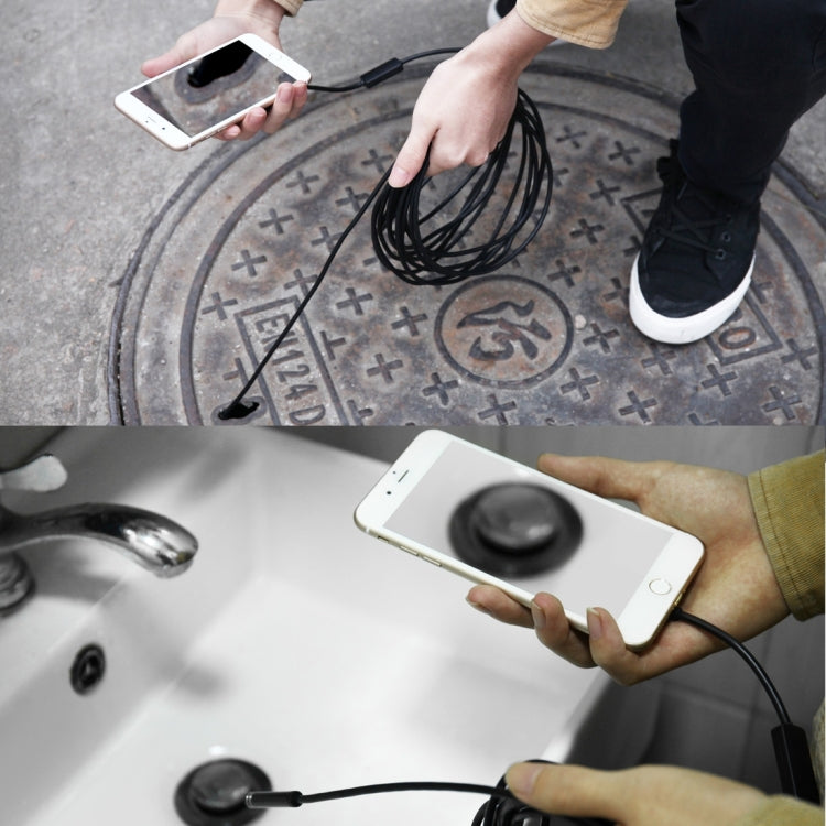 AN97 USB-C / Type-C Endoscope Waterproof IP67 Tube Inspection Camera with 8 LED & USB Adapter, Length: 1m, Lens Diameter: 7mm My Store