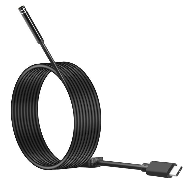 AN97 USB-C / Type-C Endoscope Waterproof IP67 Tube Inspection Camera with 8 LED & USB Adapter, Length: 3m, Lens Diameter: 7mm My Store