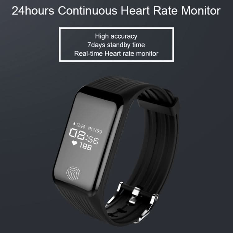 TLW B3 Fitness Tracker 0.66 inch OLED Screen Wristband Smart Bracelet, IP67 Waterproof, Support Sports Mode / Continuous Heart Rate Monitor / Sleep Monitor / Information Reminder