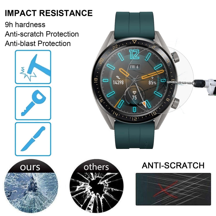 For Huawei Watch GT Active 0.26mm 2.5D 9H Tempered Glass Film Screen Protector