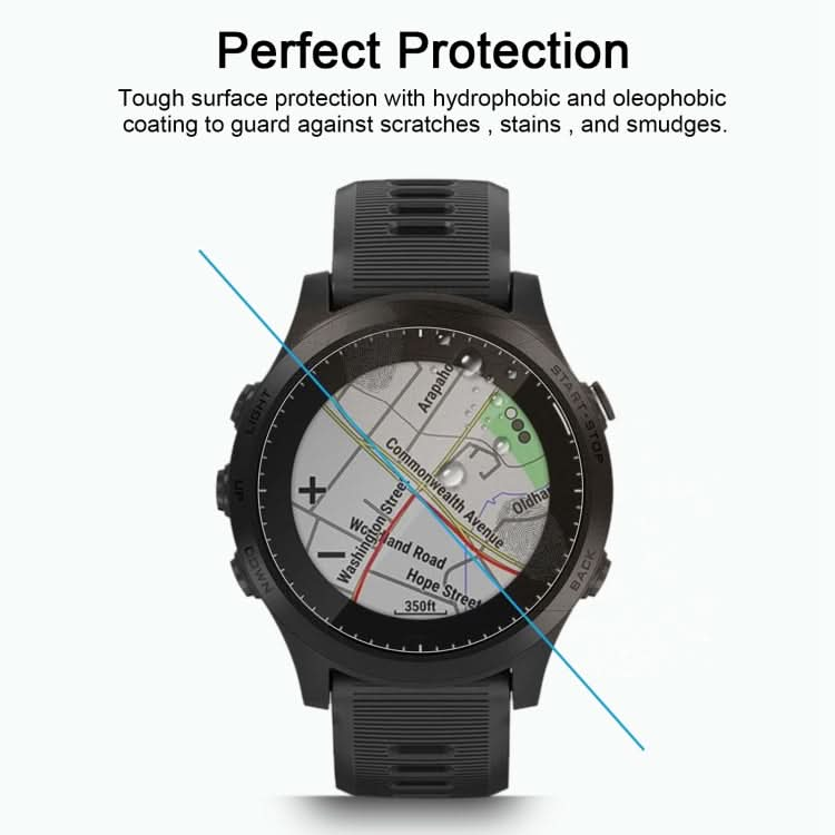 For Garmin Forerunner 945 0.26mm 2.5D 9H Tempered Glass Film Screen Protector