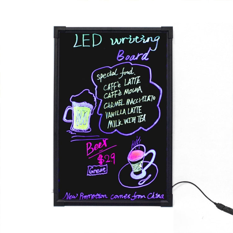 40x60cm Electronic Handwriting Fluorescent Board Glowing Advertising Blackboard My Store