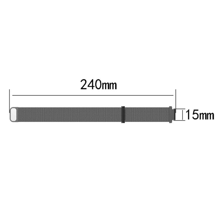 Milanese Watch Band for Garmin Forerunner 235 26cm