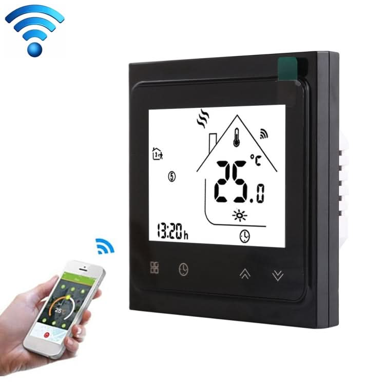 BHT-002GCLW 3A Load Water / Gas Boiler Type LCD Digital Heating Room Thermostat with Time Display, WiFi Control Reluova