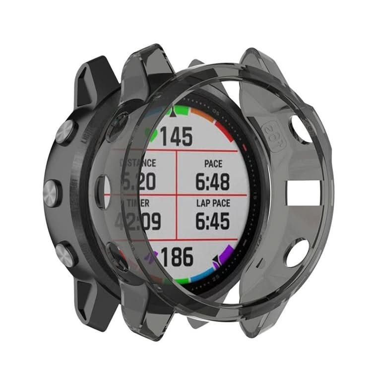 For Garmin Fenix 6s TPU Half Coverage Smart Watch Protevtice Case