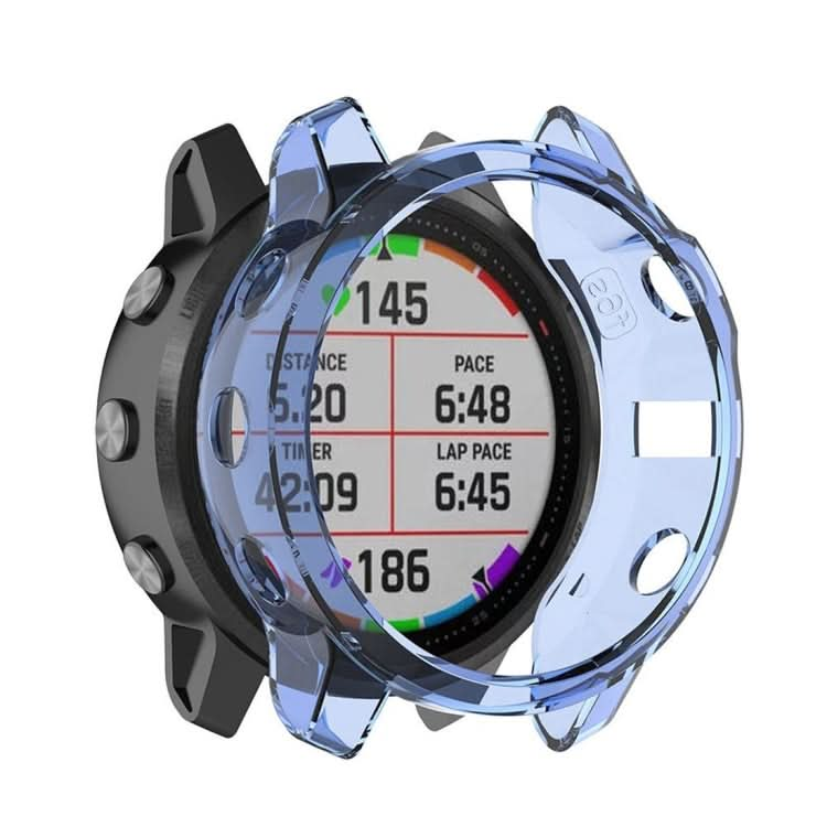 For Garmin Fenix 6s TPU Half Coverage Smart Watch Protevtice Case