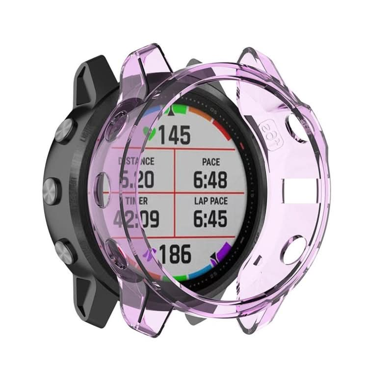 For Garmin Fenix 6s TPU Half Coverage Smart Watch Protevtice Case