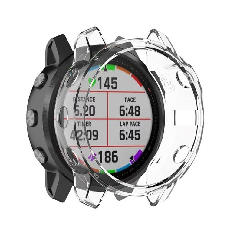 For Garmin Fenix 6s TPU Half Coverage Smart Watch Protevtice Case