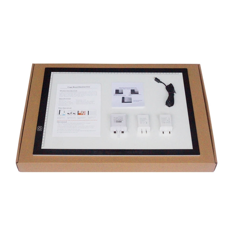 A3 8W 5V LED USB Three Level of Brightness Dimmable  Acrylic Scale Copy Boards Anime Sketch Drawing Sketchpad with USB Cable & Power Adapter My Store