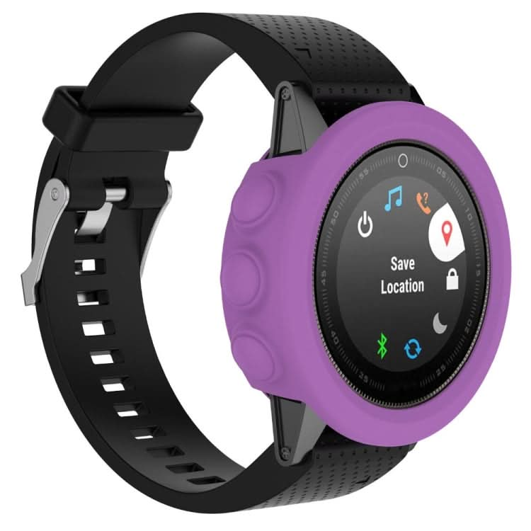 Solid Color Silicone Watch Protective Case for Garmin Fenix 5