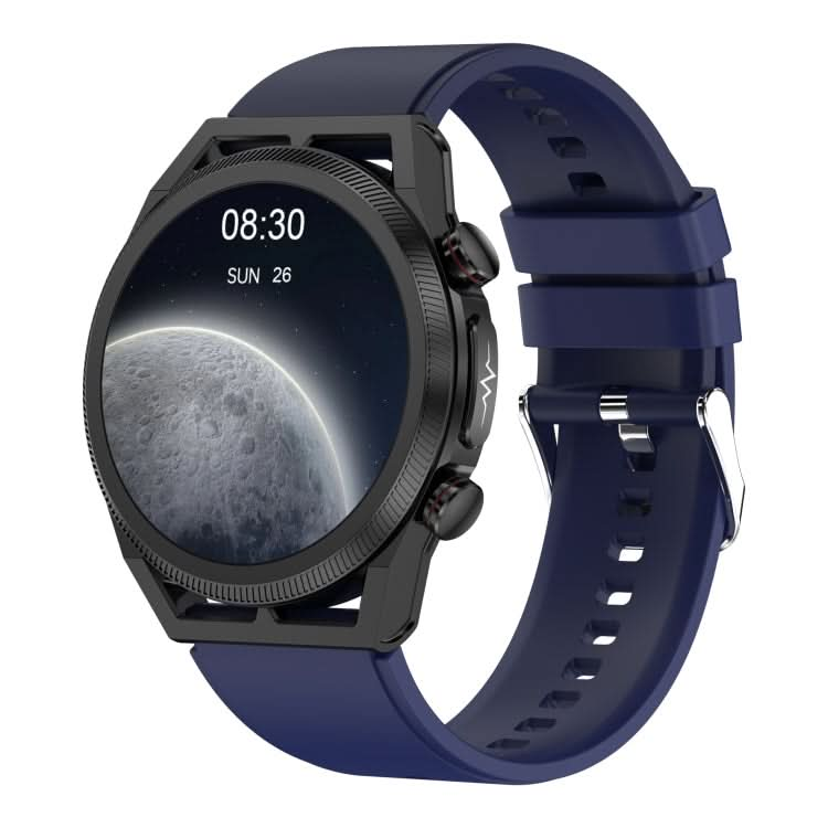 ET310 1.39 inch IPS Screen IP67 Waterproof Silicone Band Smart Watch, Support Body Temperature Monitoring / ECG