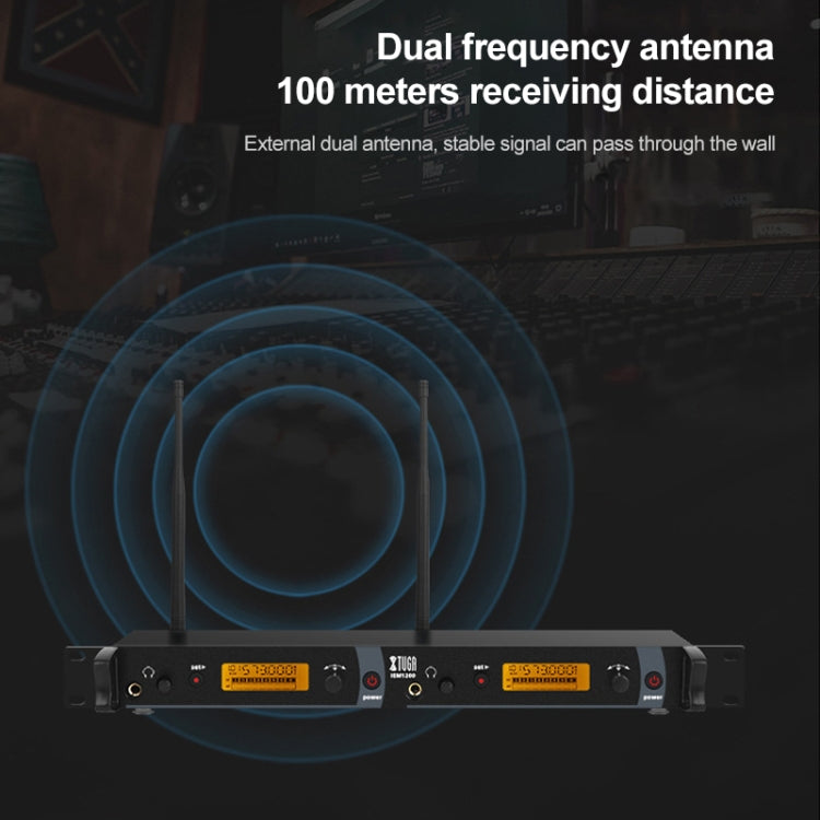 XTUGA IEM1200 Drahtloser Empfänger Bodypack Bühnensänger Ohrmonitorsystem