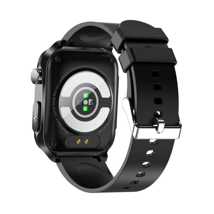 TK11P 1.83 inch IPS Screen IP68 Waterproof Silicone Band Smart Watch, Support Stress Monitoring / ECG