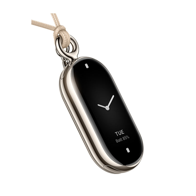 Original For Xiaomi Mi Band 8 Metal Pendant + Leather Watch Necklace