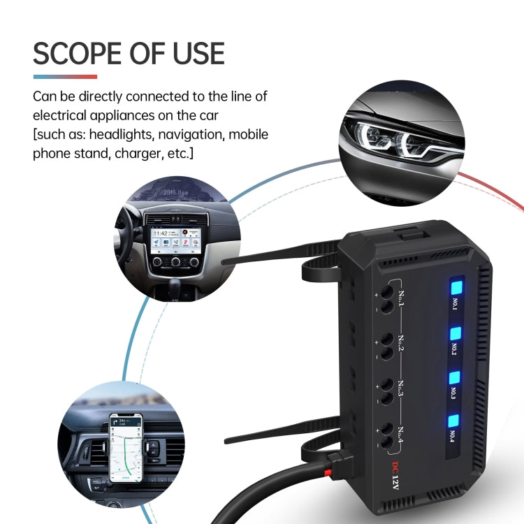 CS-1785A1 Motorcycle / Car Relay Quick Wiring Fuse Box ÎҵÄÉ̵ê