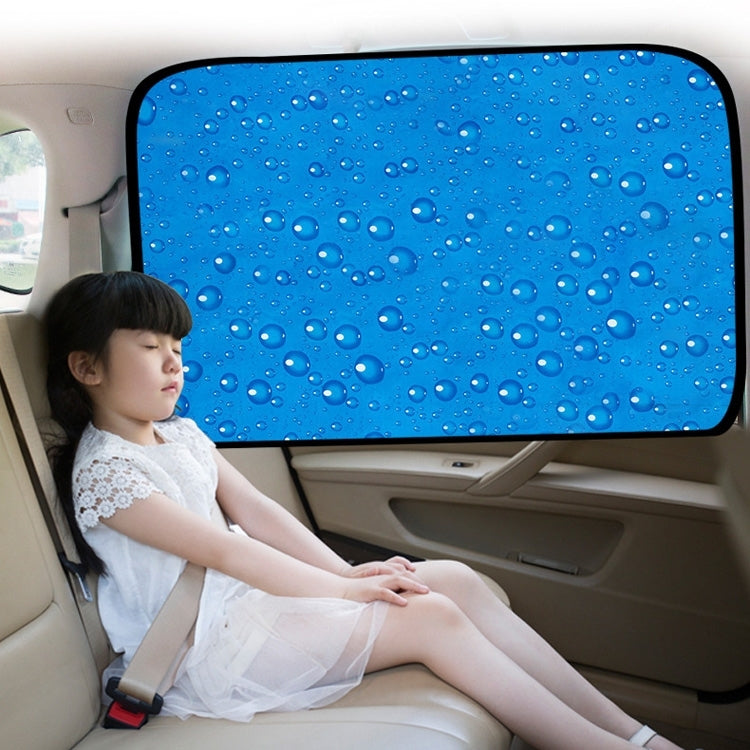 4 in 1 R-2938 Single-Layer Sun Protection Magnetic Car Curtain Vehicle Water Drop Sunshade-Reluova