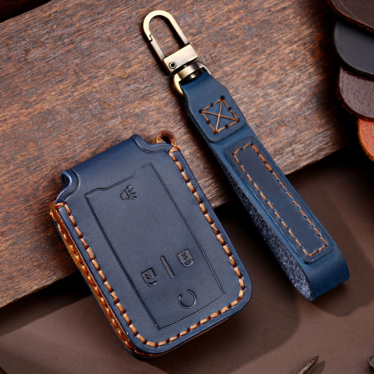 For Chevrolet GMC / Colorad 4-button C159 Car Key Leather Protective Case