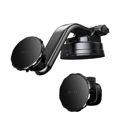 Yesido C159 Suction Cup Type Magnetic Car Phone Holder Set