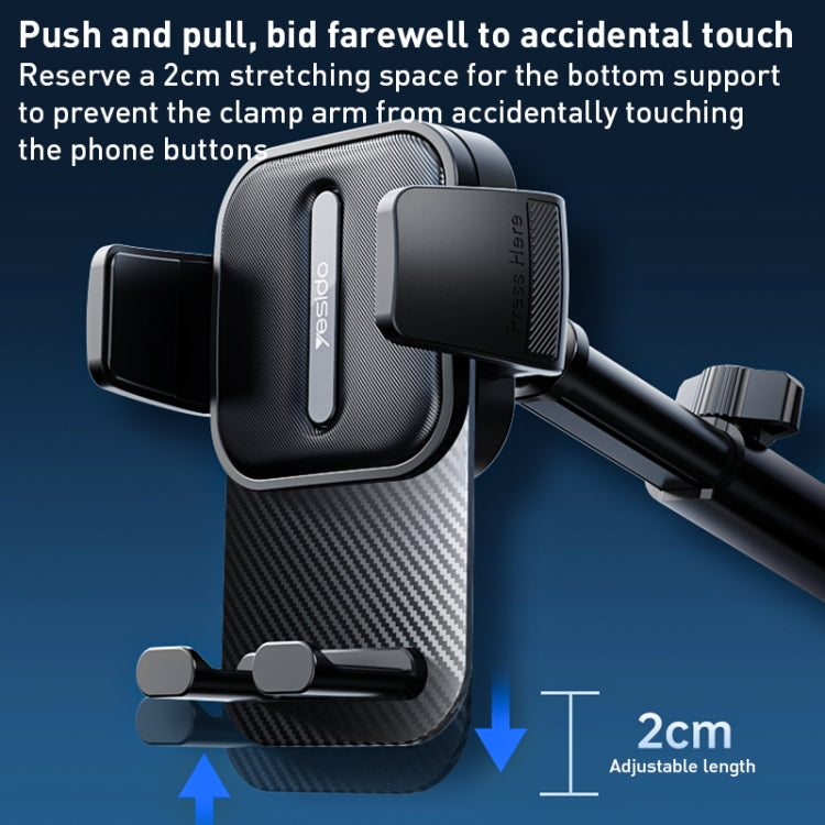 Yesido C174 Suction Cup Type Telescopic Car Phone Holder ÎҵÄÉ̵ê