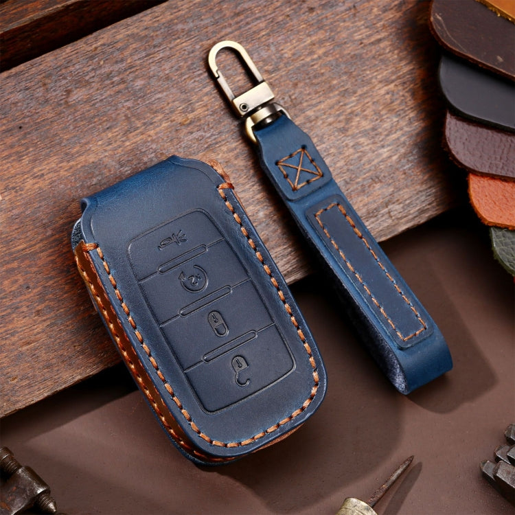 For Dodge Ram 4-button C161 Car Key Leather Protective Case