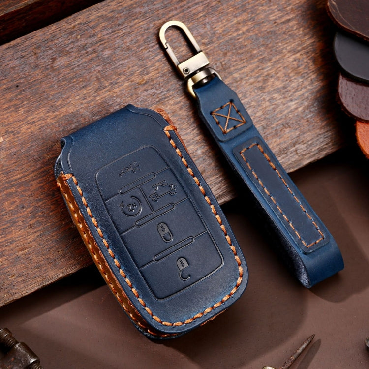 For Dodge Ram 5-button C162 Car Key Leather Protective Case