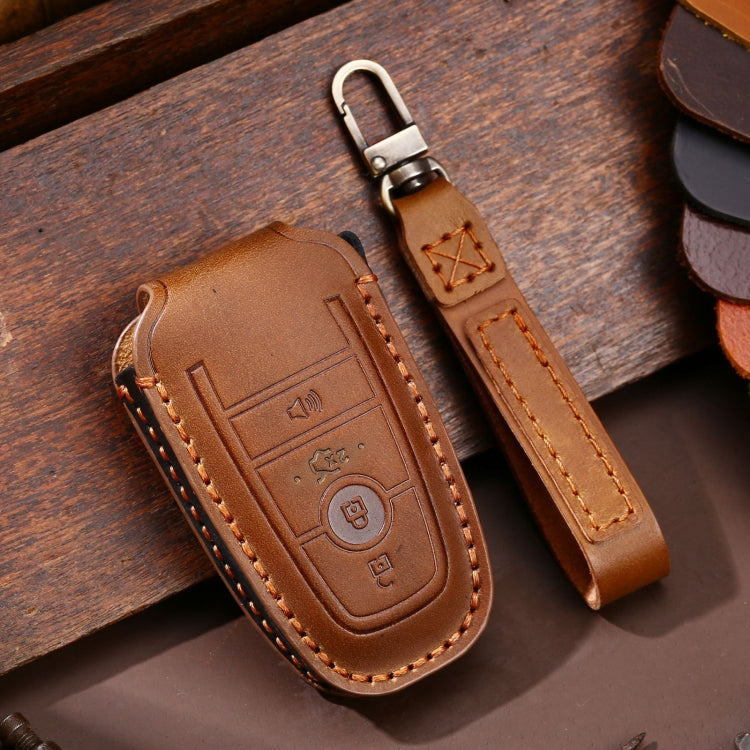 For Ford F-150 4-button C072/1 Car Key Leather Protective Case ÎҵÄÉ̵ê