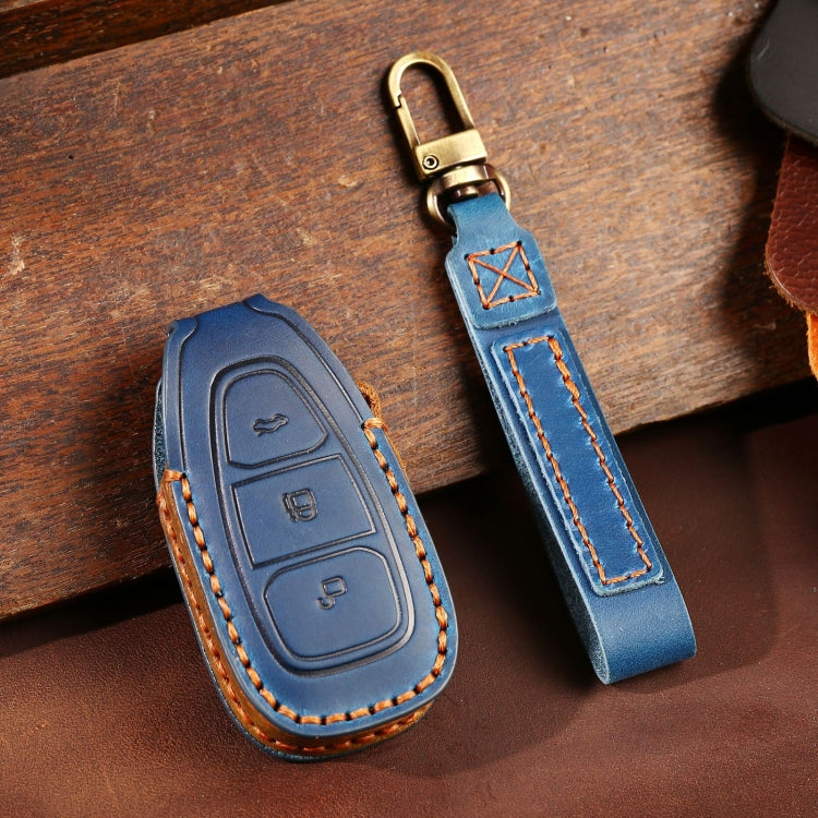 For Ford Focus/Mondeo/Maverick/Explorer/Escort/Edge 2017-2018 C231 Car Key Leather Protective Case ÎҵÄÉ̵ê