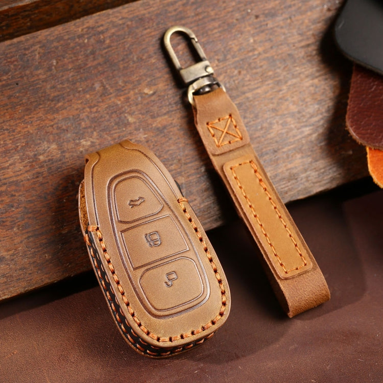 For Ford Focus/Mondeo/Maverick/Explorer/Escort/Edge 2017-2018 C231 Car Key Leather Protective Case ÎҵÄÉ̵ê