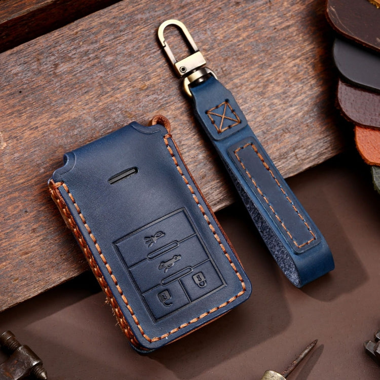 For Cadillac 4-button C090 Car Key Leather Protective Case