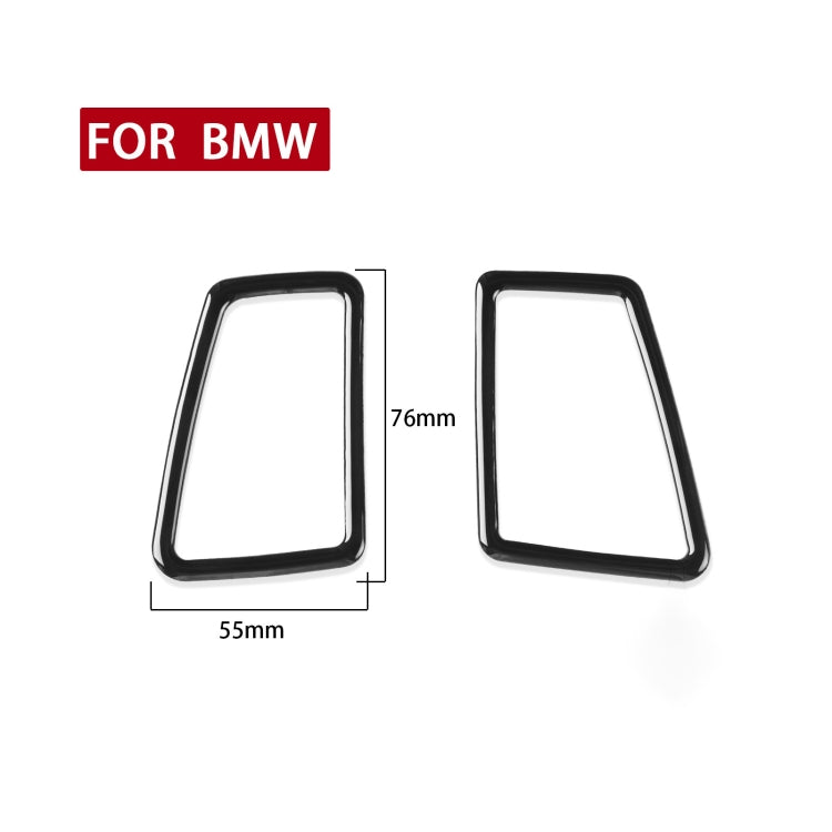 For BMW 3 Series E90 2005-2012 2pcs Car Instrument Air Outlet Frame Decorative Sticker, Left and Right Drive Universal ÎҵÄÉ̵ê