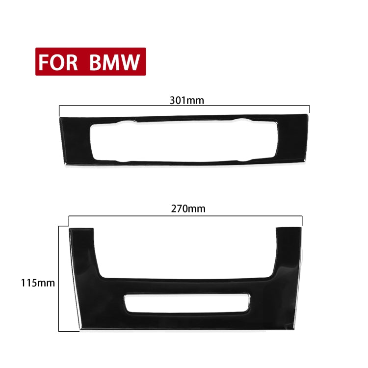 For BMW 3 Series E90/E92 2005-2012 Car Air Conditioner CD Control Panel High with Holes Decorative Sticker, Left and Right Drive Universal ÎҵÄÉ̵ê